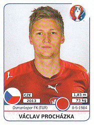 Vaclav Prochazka Czech Republic samolepka EURO 2016 #387